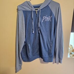 Light and dark blue medium PINK jacket